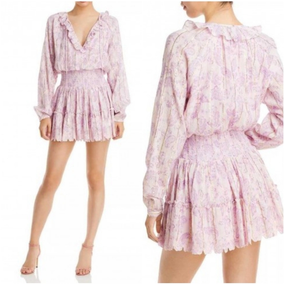 House of Harlow 1960 Dresses & Skirts - House of Harlow 1960 Liliac Paisley Mini Dress